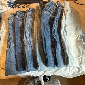 Lot of 7 Old Navy Jeans